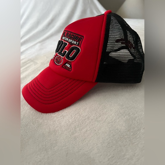 Polo by Ralph Lauren Red Racing Cap - Picture 2 of 5